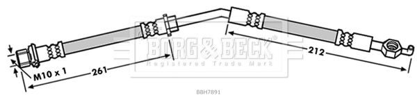 BORG & BECK Jarruletku BBH7891